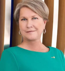 Jennifer Jones, Présidente du Conseil d'Administration de la Fondation Rotary